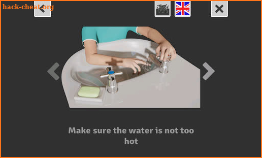 Washing hands screenshot