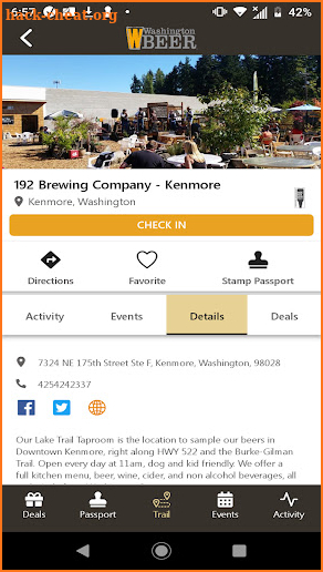 Washington Beer Commission screenshot