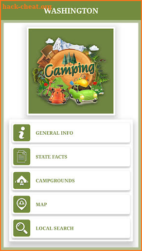 Washington Campgrounds screenshot