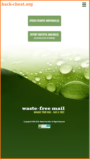 Waste-Free Mail App screenshot