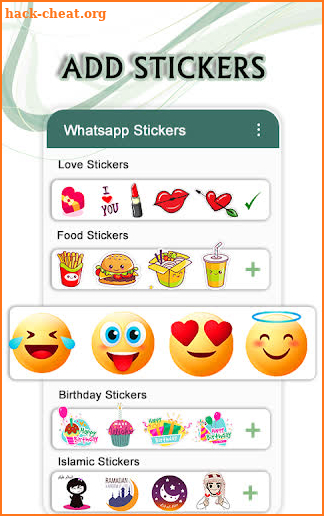 WASticker Chating 2020 - Funny Romantic Sticker screenshot