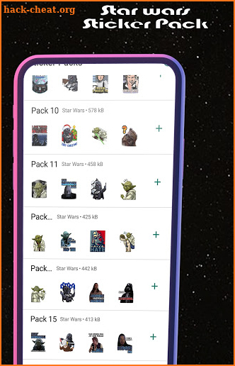 WASticker Star Wars Pack screenshot