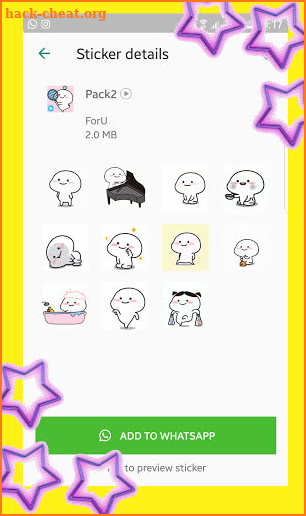 WAStickerApp Animated Pentol Stickers for WhatsApp screenshot