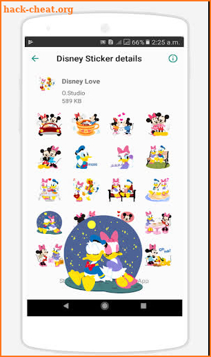 WAStickerApp - Disney Cartoon sticker screenshot