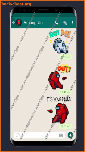 WAStickerApps Among Us - Funny Sticker Among Us screenshot