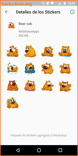 🐻 WAStickerApps - Bear and Teddy Bear screenshot