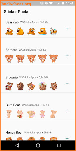 🐻 WAStickerApps - Bear and Teddy Bear screenshot