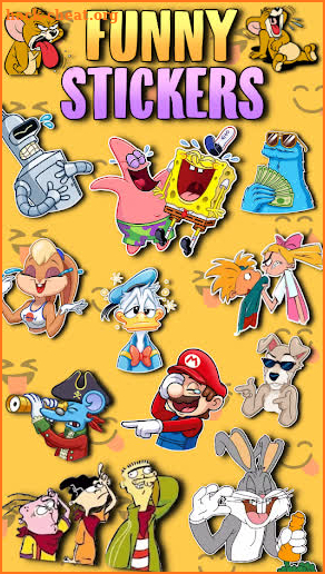 WAstickerApps Caricatures Classic Stickers Memes screenshot