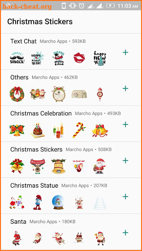 WAStickerApps - Christmas Sticker For WhatsApp screenshot