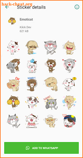 WAStickerApps - Cute Stickers (Paid) screenshot