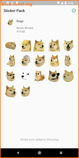 WAStickerApps Doge screenshot