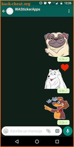 🐶 WAStickerApps Dogs and Puppies screenshot