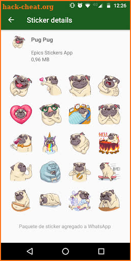 🐶 WAStickerApps Dogs and Puppies screenshot