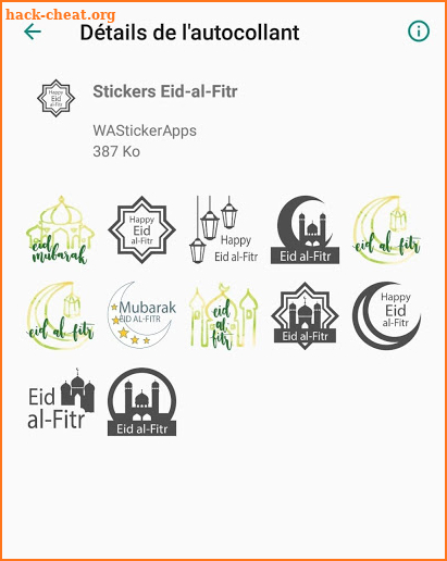 WAStickerApps - Eid-al-Fitr Stickers screenshot