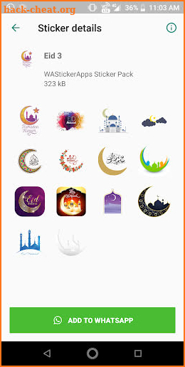 WAStickerApps Eid Sticker Pack screenshot