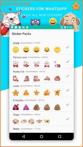 WAStickerApps - Emoji Stickers for Whatsapp screenshot