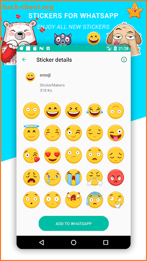 WAStickerApps - Emoji Stickers for Whatsapp screenshot