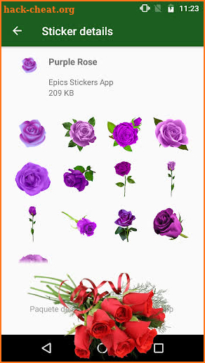 WAstickerApps Flowers and Roses Stickers screenshot