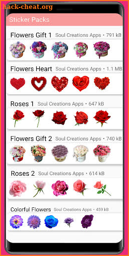 WAStickerApps Flowers💐WAStickerApps Roses sticker screenshot