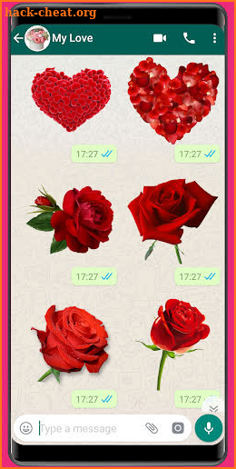 WAStickerApps Flowers💐WAStickerApps Roses sticker screenshot