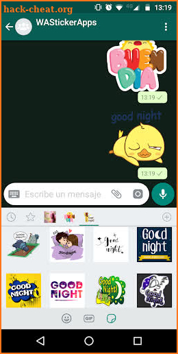 👋 WAStickerApps Good morning and Good Night screenshot