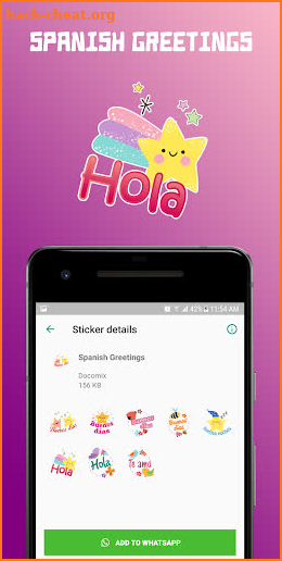 WAStickerApps - Greetings (Multi Language) screenshot