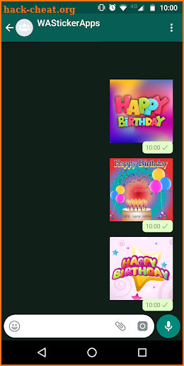 🎈🎉 WAStickerApps - Happy Birthday screenshot