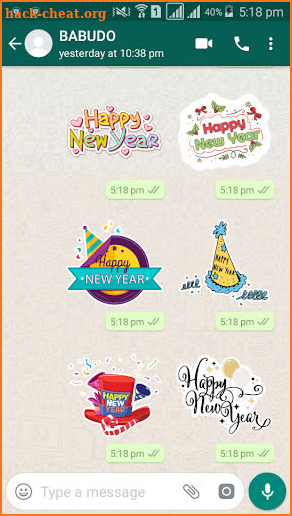 WAStickerApps - Happy New Year 2019 Sticker Pack screenshot