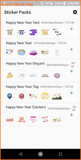 WAStickerApps Happy New Year Sticker Pack screenshot