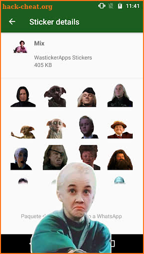 WAstickerApps Harry P. Memes (Stickers) screenshot