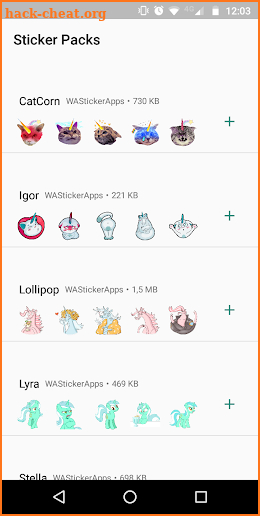 🦄 WAStickerApps - Kawaii Unicorns screenshot