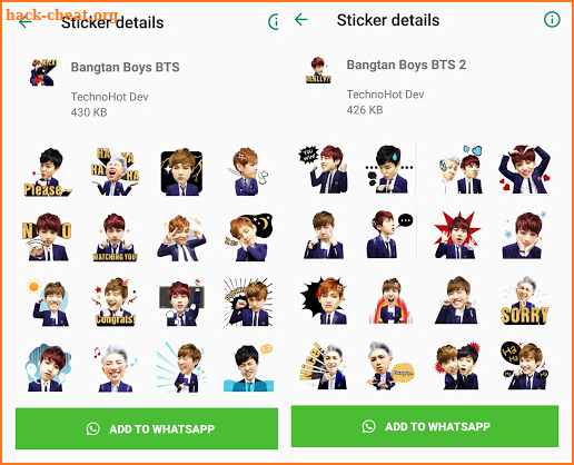 WAStickerApps Korean KPOP Idol for Whatsapp screenshot