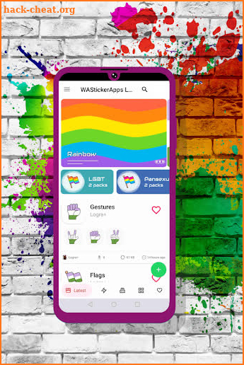 WAStickerapps Lgbt screenshot