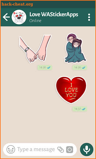 💟 WAStickerApps Love, I love you Stickers screenshot