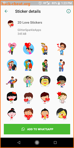 WAStickerApps Love Sticker Pack App for WhatsApp screenshot