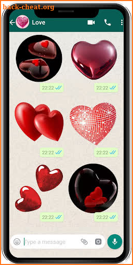 WAStickerApps love stickers and romantic stickers screenshot