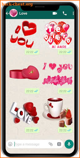 WAStickerApps love stickers and romantic stickers screenshot