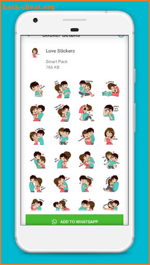 WAStickerApps Love Stickers Packs screenshot