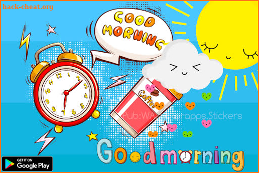 WAStickerApps Morning Stickers screenshot