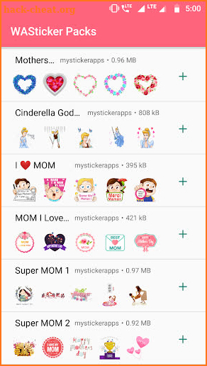 WAStickerApps - Mothers Day Stickers screenshot