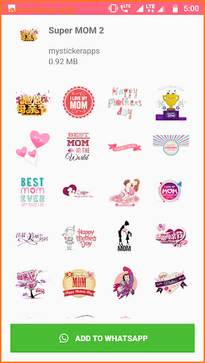 WAStickerApps - Mothers Day Stickers screenshot