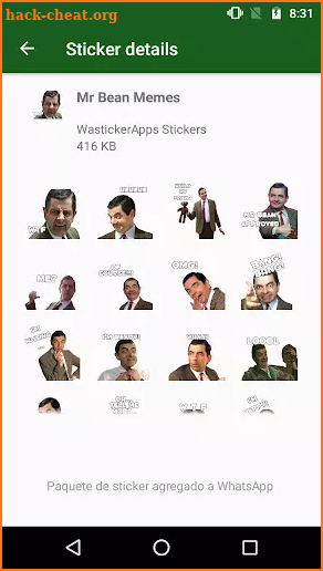 WAstickerApps MrFunny Memes Stickers screenshot