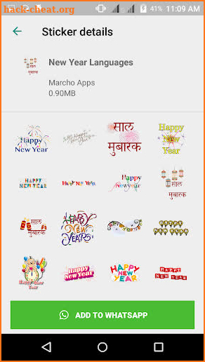 WAStickerApps -New year Stickers 2019 For WhatsApp screenshot