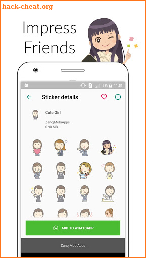 WAStickerApps | Cute Stickers screenshot