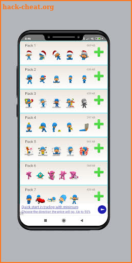 WAStickerApps - Pocoy stickers for WA app screenshot