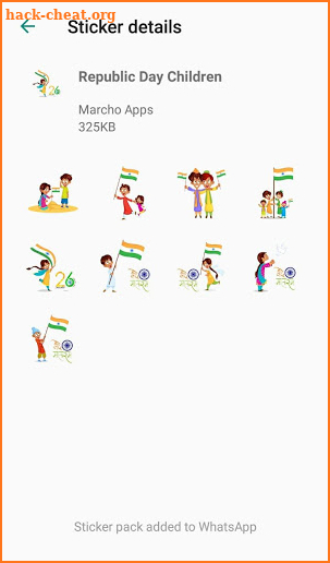 WAStickerApps - Republic Day Stickers For WhatsApp screenshot