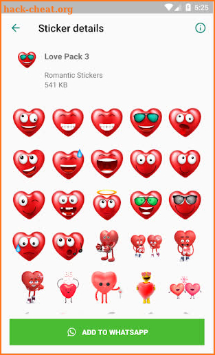 💕 WAStickerapps - Romantic Stickers for Whatsapp screenshot