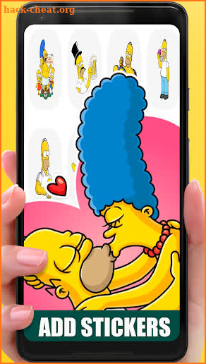 WAStickerApps simpson screenshot