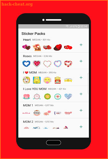 WAStickerApps - Stickers for Mothers screenshot