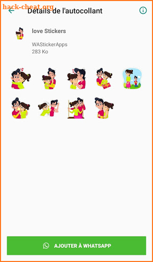 WAStickerApps - Stickers Love et couple 2019 screenshot